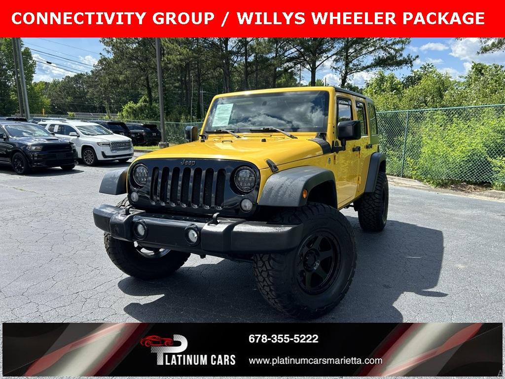 Used 2015 Jeep Wrangler Unlimited Willys Wheeler For Sale (18,890) Platinum Cars Marietta